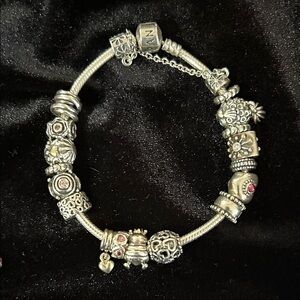 Pandora sterling Silver Charm Bracelet